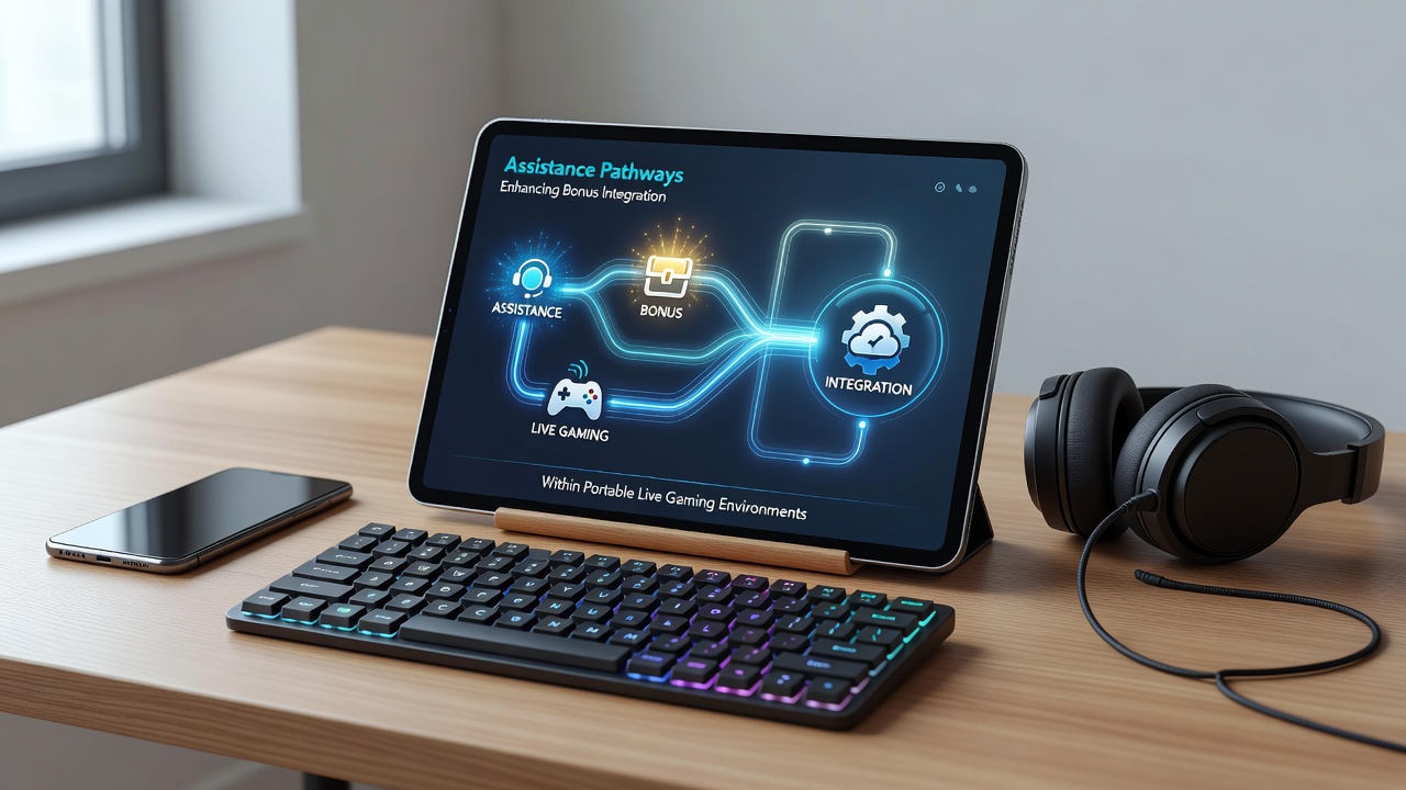 Darstellung von Support-Kanälen in mobilen Live-Casino-Umgebungen mit Bonus-Integration