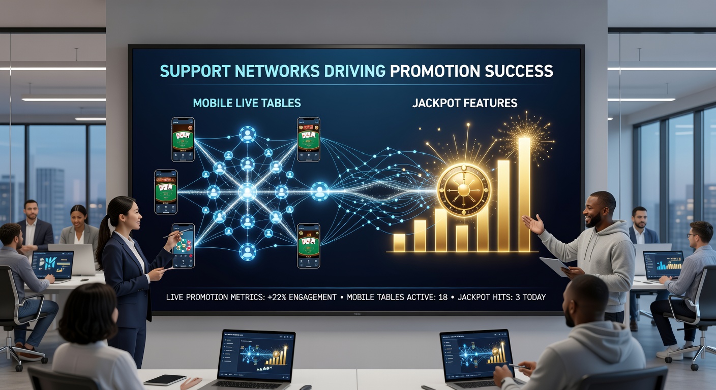 Mobile Live-Tische mit integrierten Support-Netzwerken und Jackpot-Features